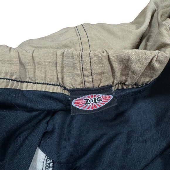 Zoic Cycling Shorts Mens XL (approx) Beige Cargo Pockets‎ Padded Lined USA - Picture 3 of 10